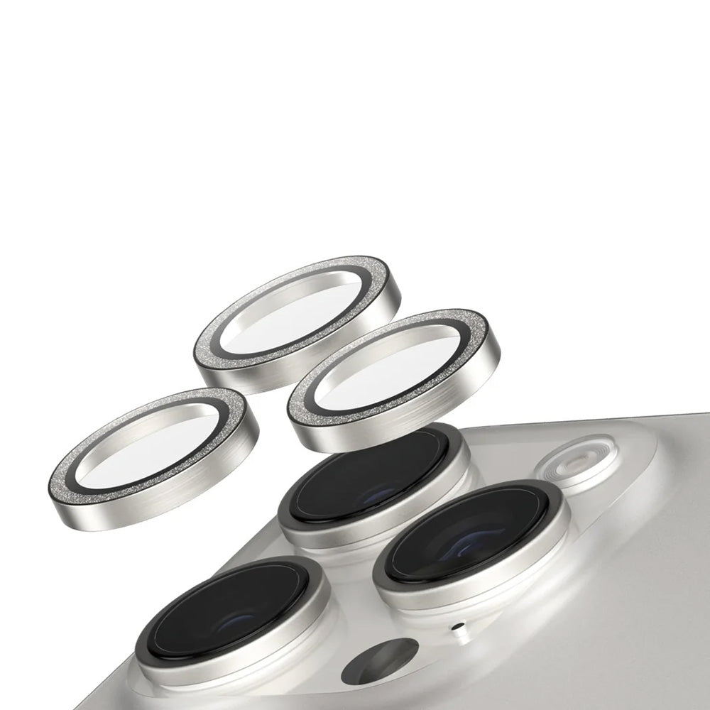 PanzerGlass® - SAFE. Camera Lens Protector - iPhone 16 Pro / iPhone 16 Pro Max - Glitter Silver