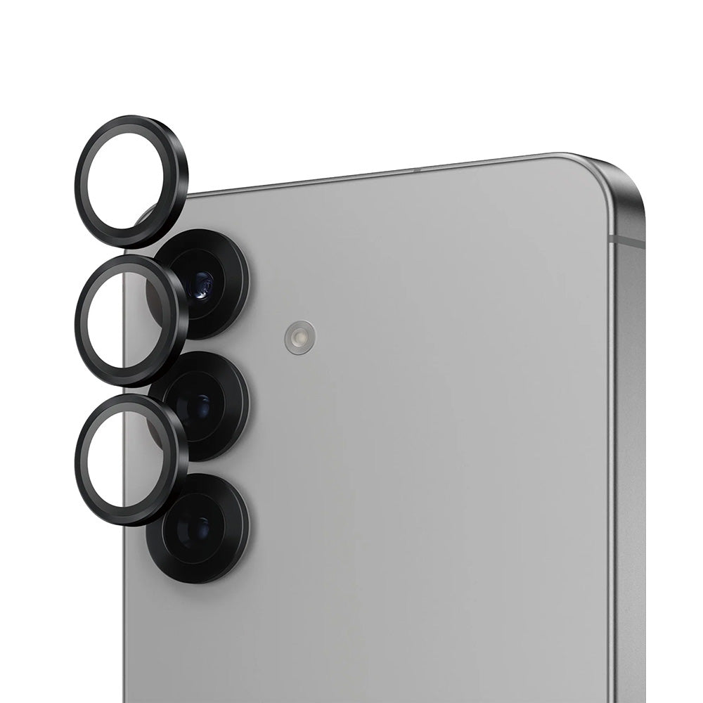 PanzerGlass® - Hoops® Camera Lens Protector - Samsung Galaxy S25 - Black