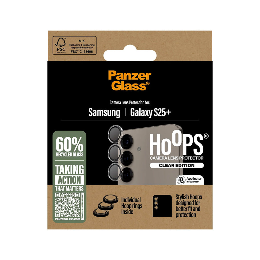 PanzerGlass® - Hoops® Camera Lens Protector - Samsung Galaxy S25 Plus - Transparent
