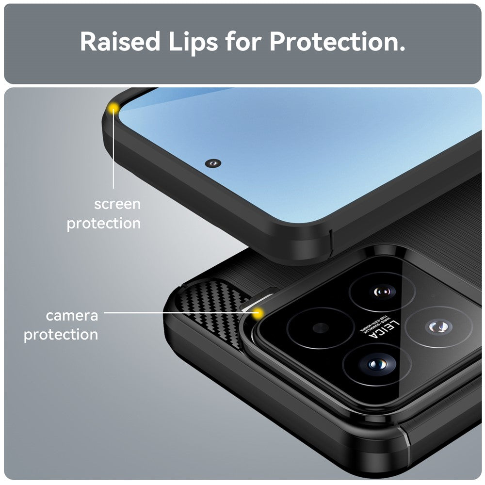 Techsuit - Carbon Silicone - Xiaomi 15T Pro - Black
