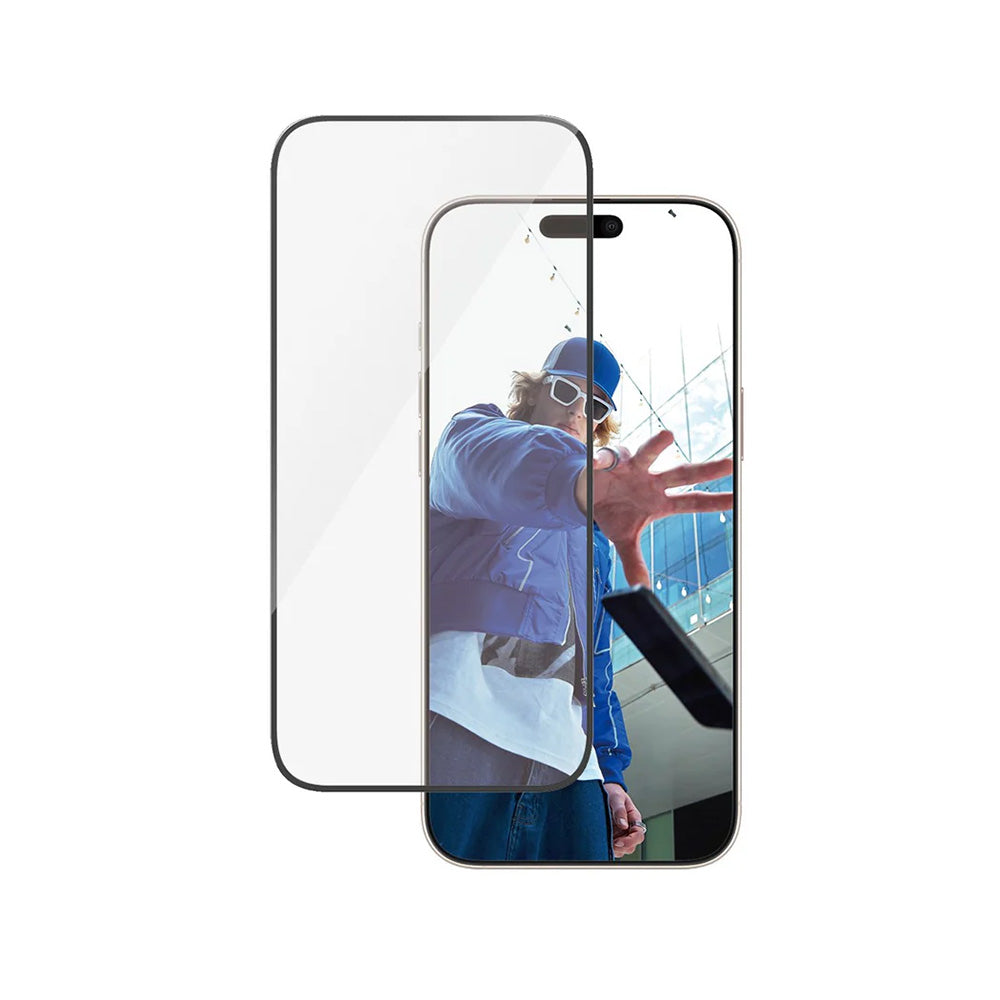 PanzerGlass® - Ultra-Wide Fit Screen Protector - iPhone 16 Pro Max - Black