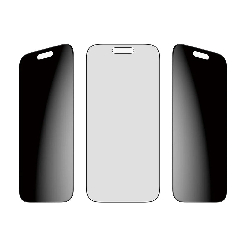 PanzerGlass® - Ultra-Wide Fit 2-Way Privacy Screen Protector w. EasyAligner - iPhone 17 Pro - Black