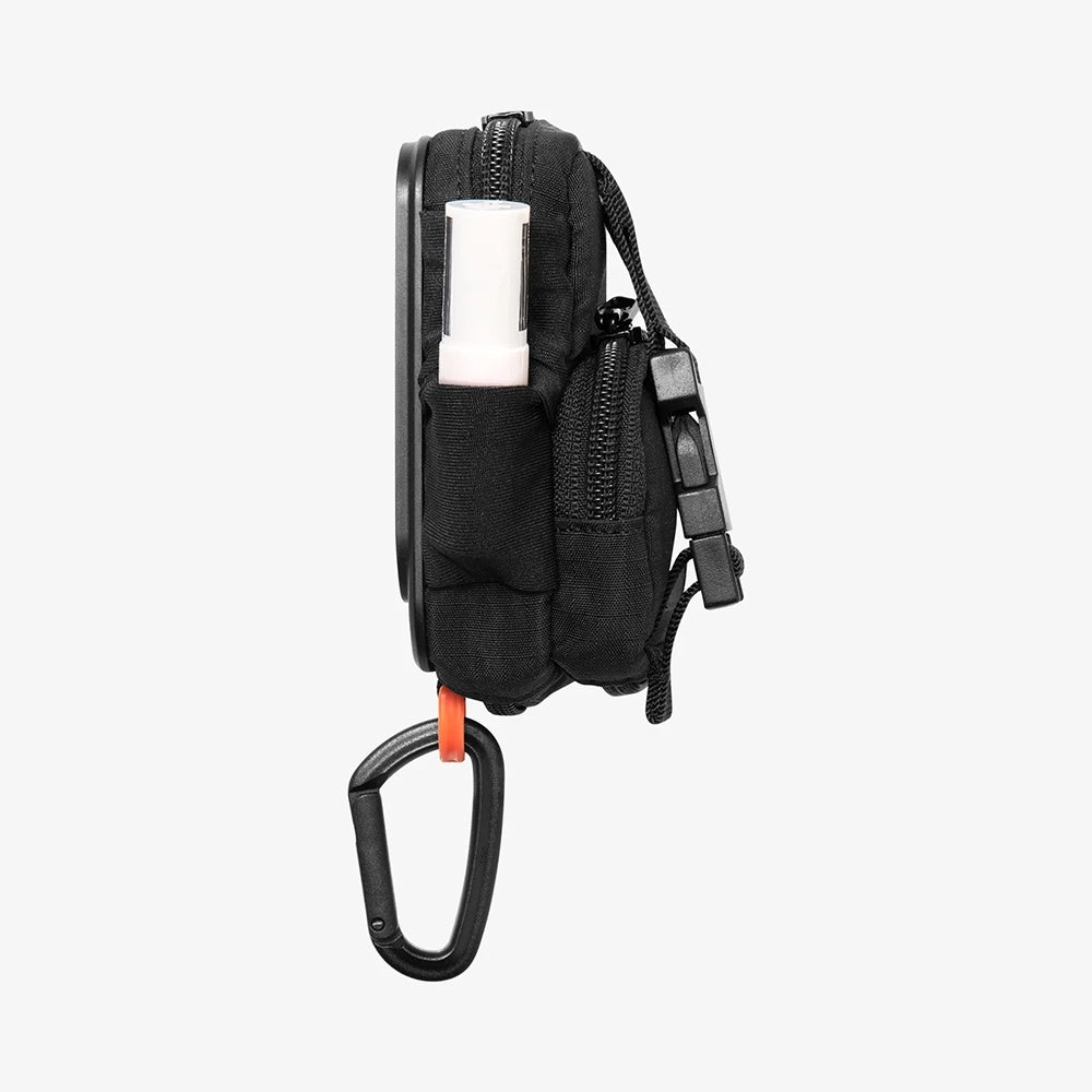 Spigen Suport Spigen Phone Pouch Snap Zip (AFA09338), MagSafe Wallet, Card, AirPods Holder, Organizer, with Belt Holster