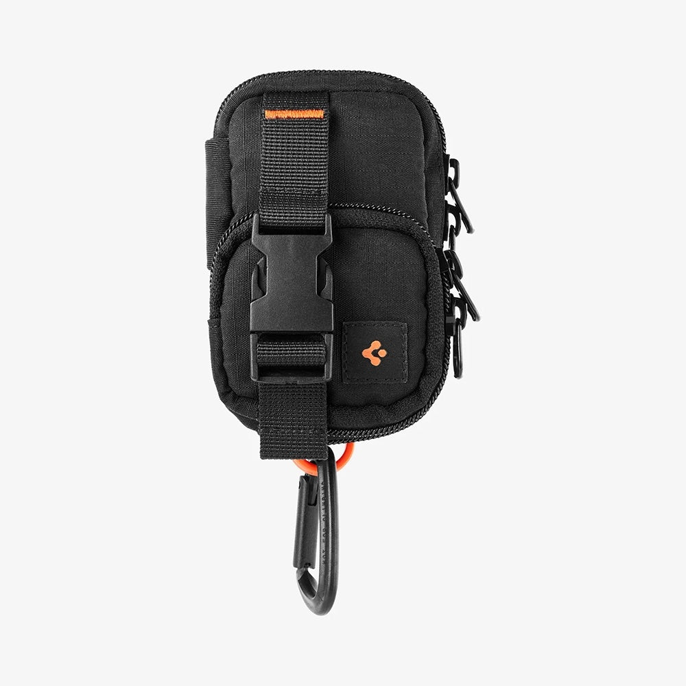 Spigen Suport Spigen Phone Pouch Snap Zip (AFA09338), MagSafe Wallet, Card, AirPods Holder, Organizer, with Belt Holster