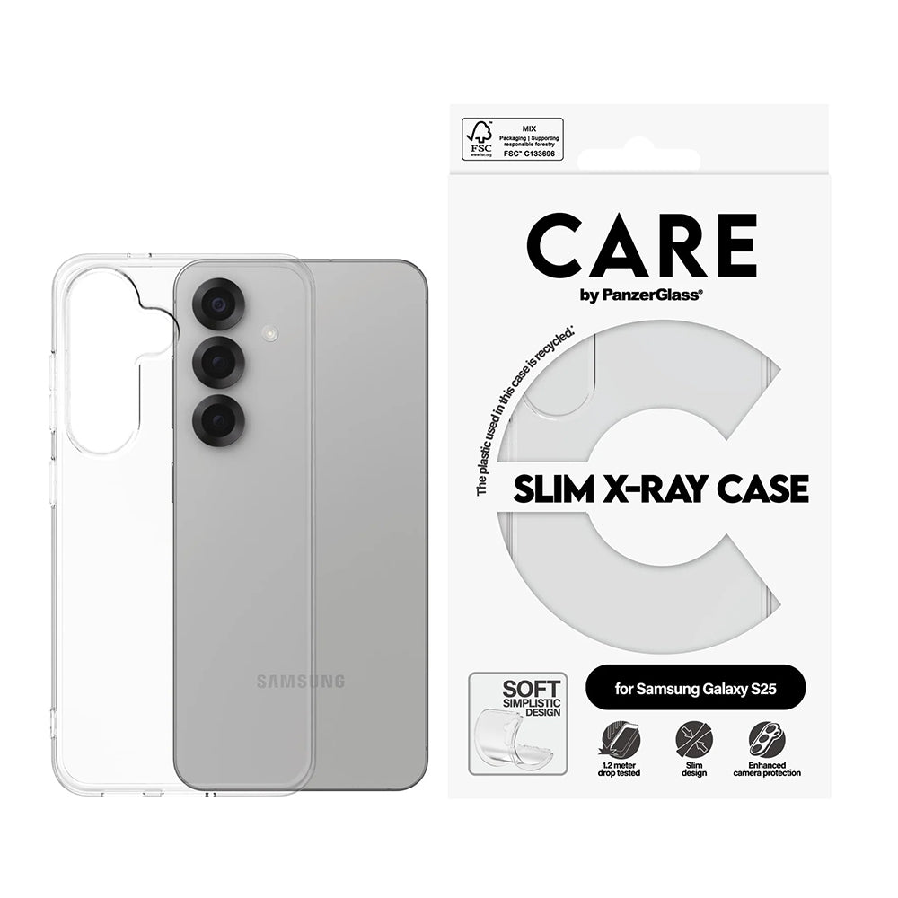 PanzerGlass® - CARE Fashionable Case - Samsung Galaxy S25 - Transparent