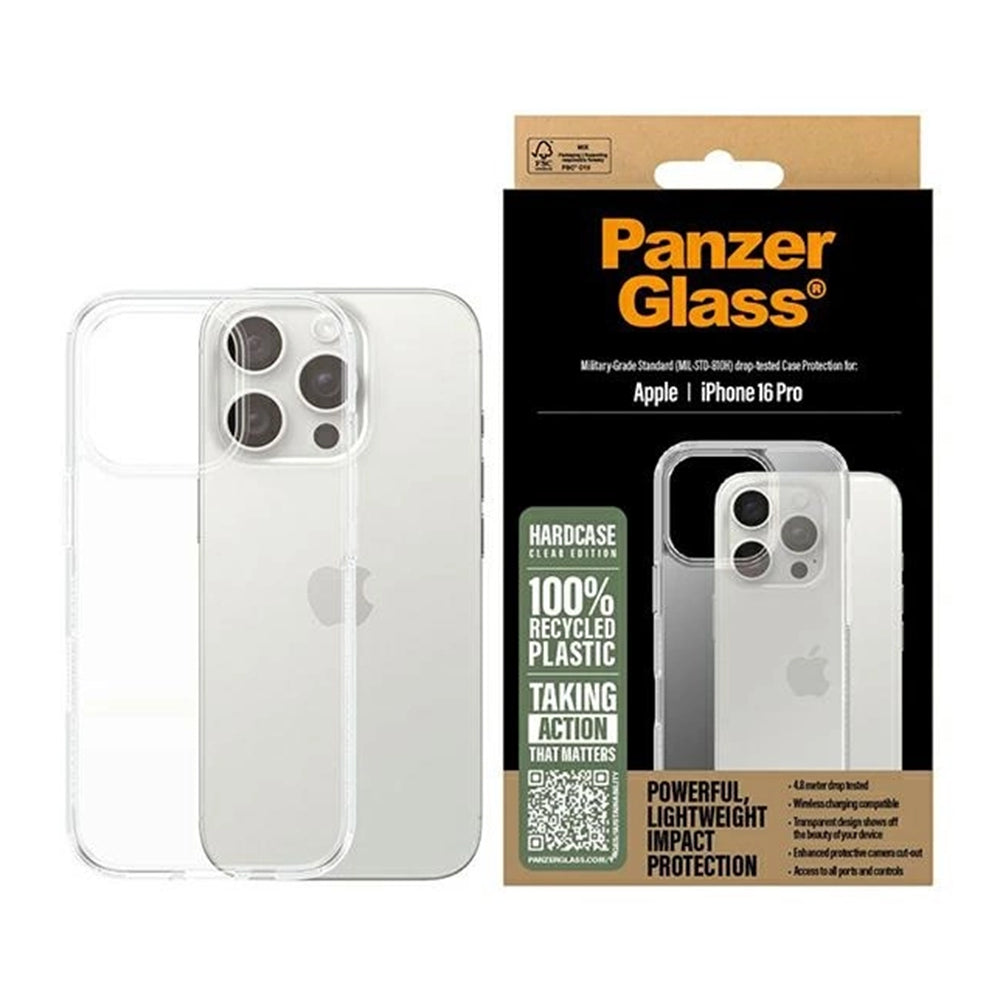 PanzerGlass® - HardCase Series - iPhone 16 Pro - Clear