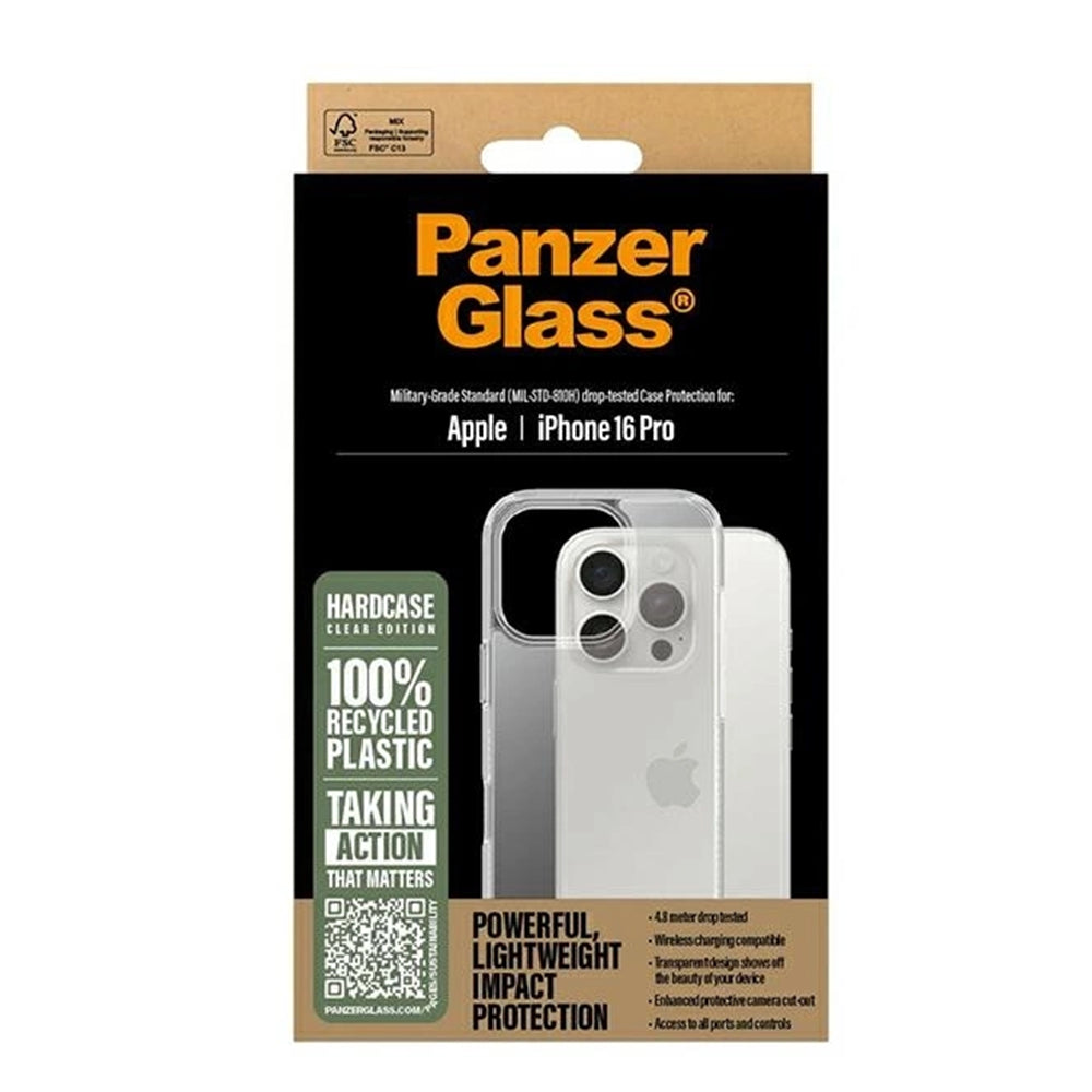 PanzerGlass® - HardCase Series - iPhone 16 Pro - Clear