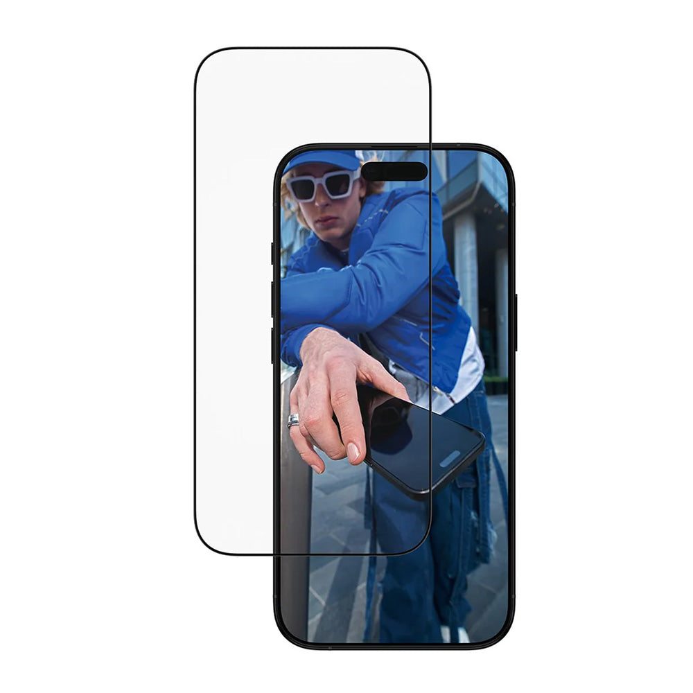 PanzerGlass® - Ultra-Wide Fit Screen Protector w. EasyAligner - iPhone 17 Air - Black