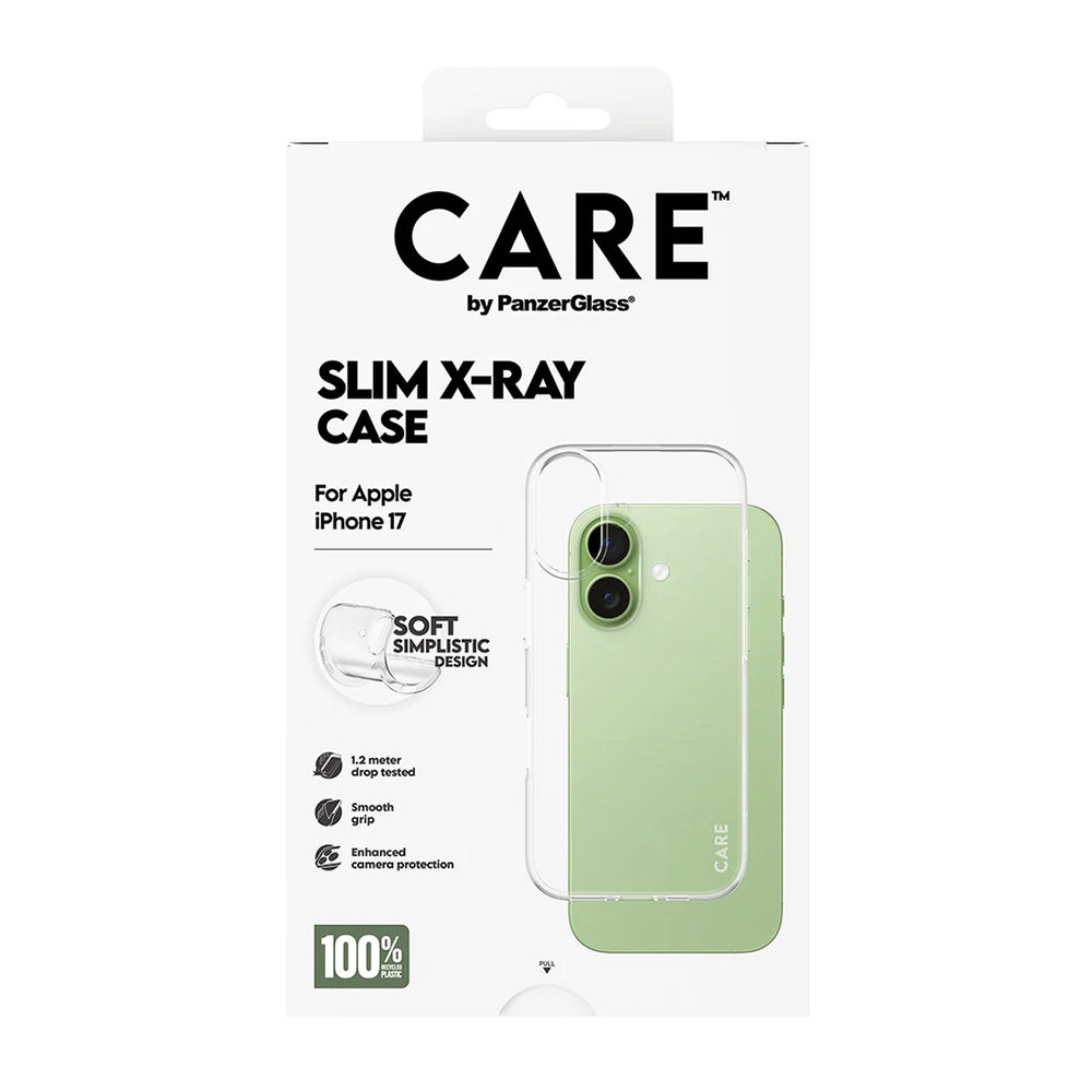 PanzerGlass® - CARE Fashionable Case X-Ray Soft Basic - iPhone 17 - Transparent