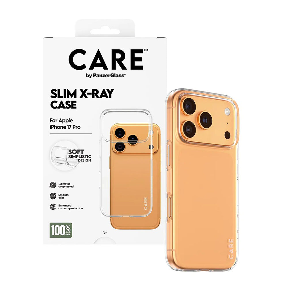 PanzerGlass® - CARE Fashionable Case X-Ray Soft Basic - iPhone 17 Pro - Transparent
