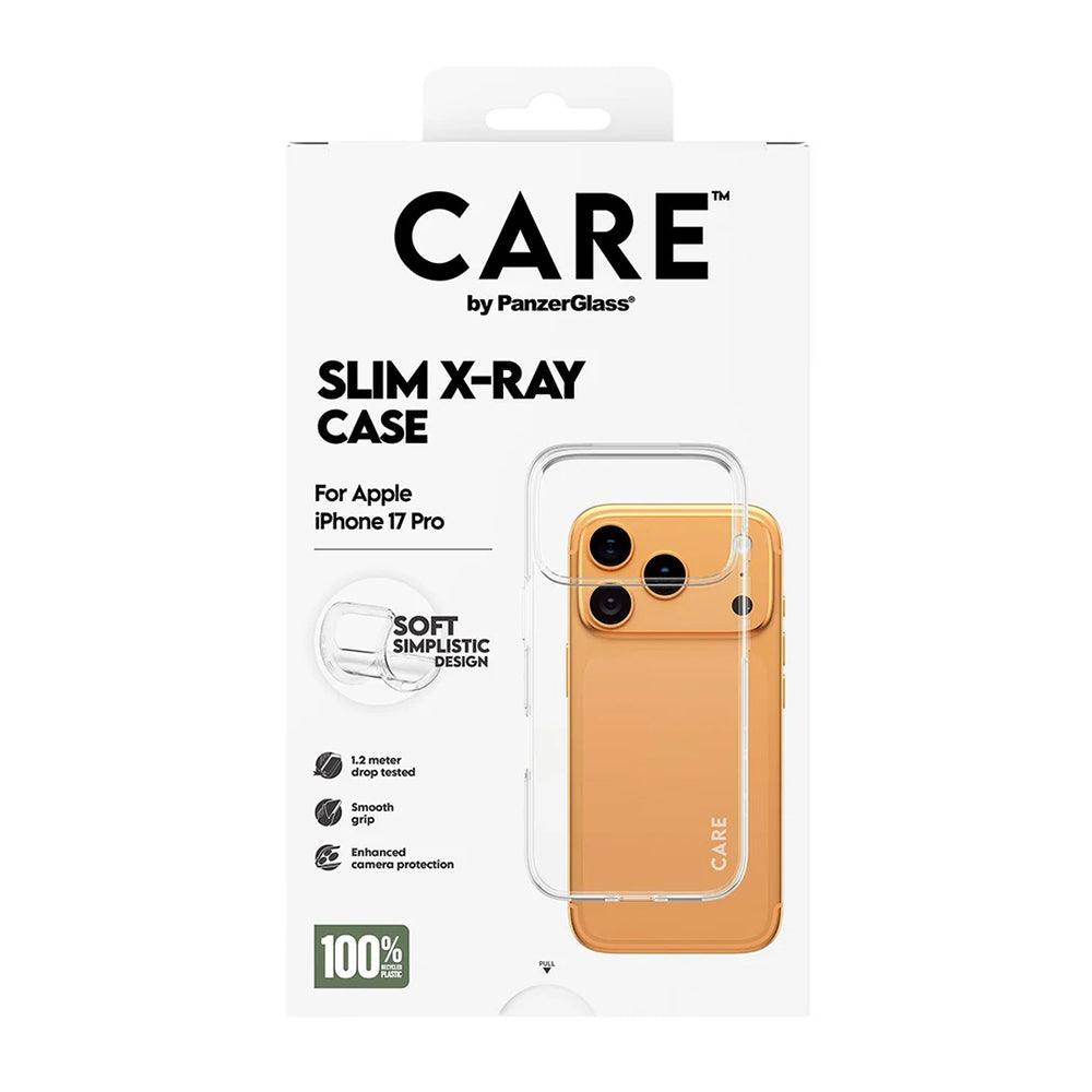 PanzerGlass® - CARE Fashionable Case X-Ray Soft Basic - iPhone 17 Pro - Transparent