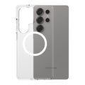 PanzerGlass® - CARE Flagship Urban Combat White Qi Compatible - Samsung Galaxy S25 Ultra - Clear