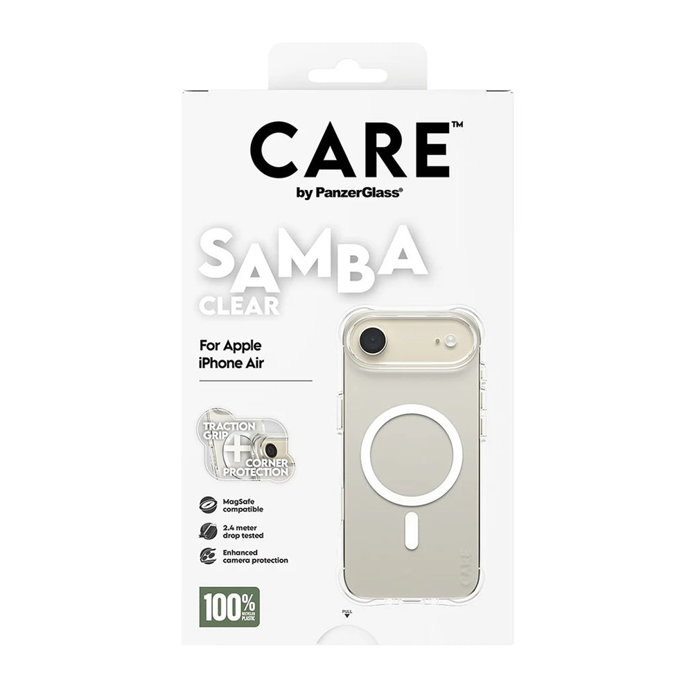 PanzerGlass® - CARE Fashionable Case w. White MagSafe - iPhone 17 Air - Transparent