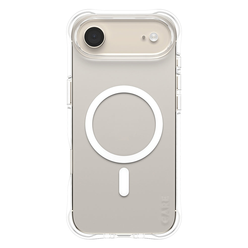 PanzerGlass® - CARE Fashionable Case w. White MagSafe - iPhone 17 Air - Transparent