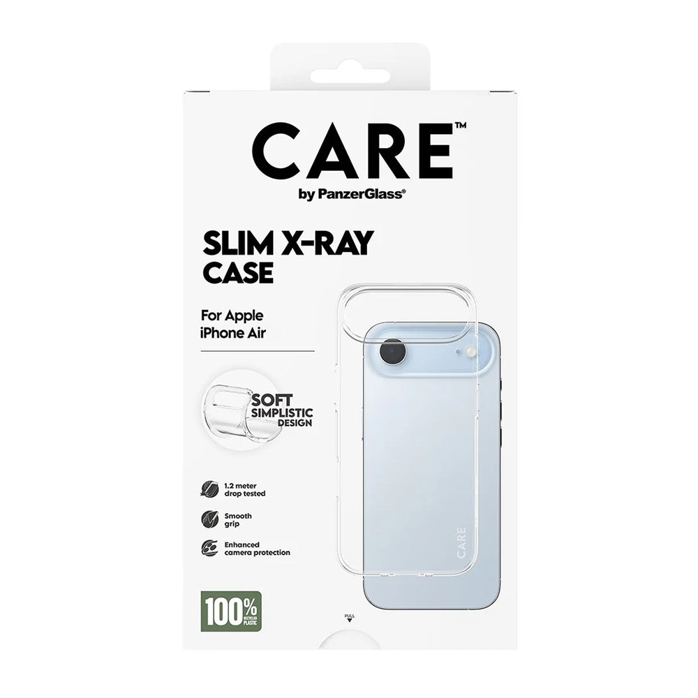 PanzerGlass® - CARE Fashionable Case X-Ray Soft Basic - iPhone 17 Air - Transparent
