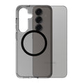 PanzerGlass® - CARE Flagship Urban Combat Black Qi Compatible - Samsung Galaxy S25 - Smokey