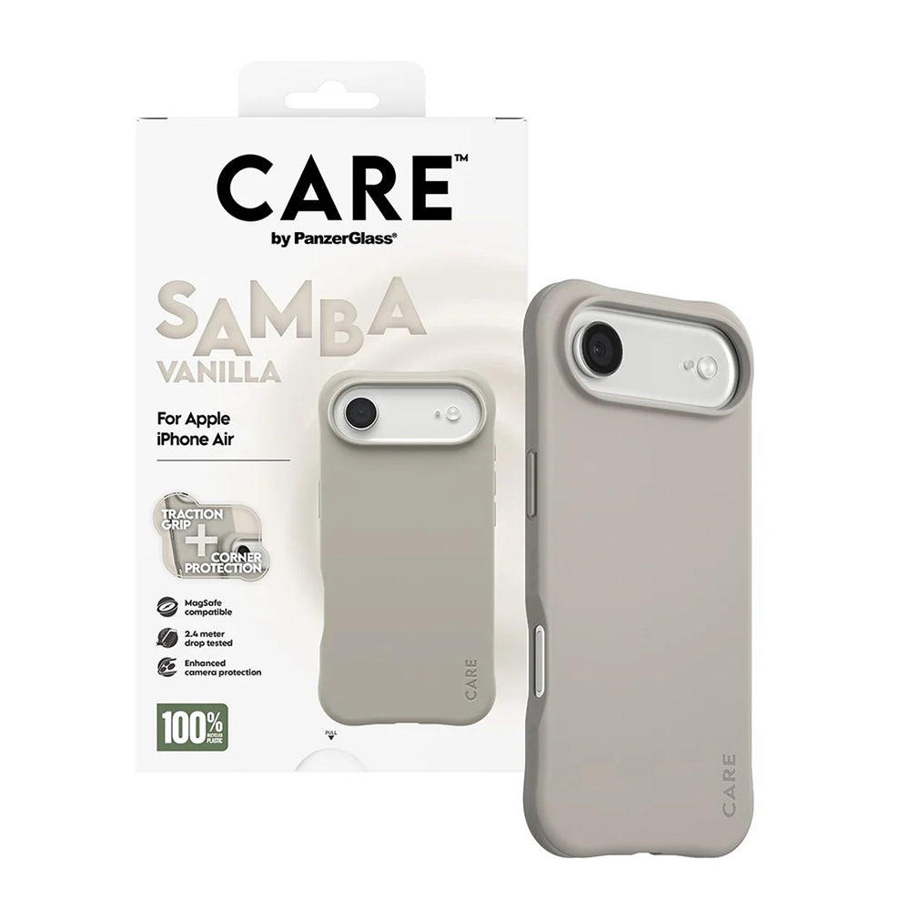 PanzerGlass® - CARE Fashionable Case w. MagSafe - iPhone 17 Air - Samba Vanilla