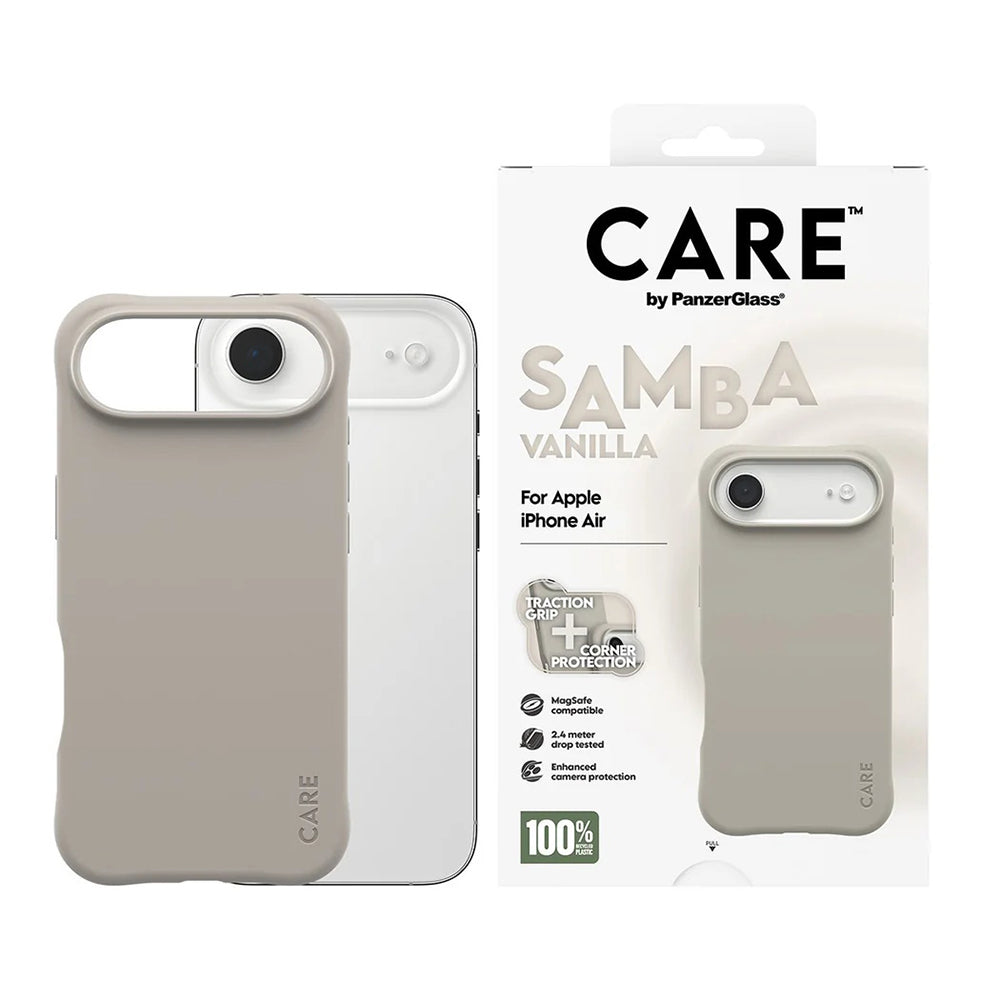 PanzerGlass® - CARE Fashionable Case w. MagSafe - iPhone 17 Air - Samba Vanilla