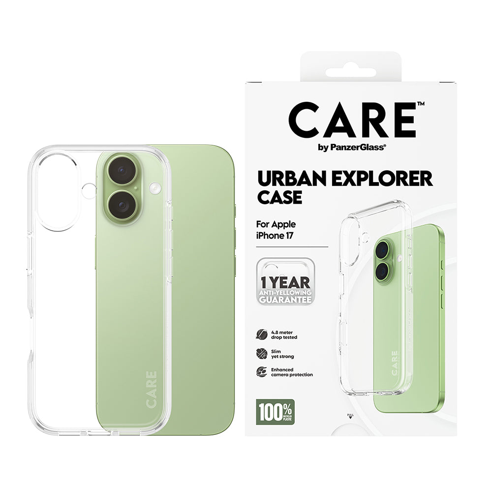 PanzerGlass® - CARE Flagship Urban Explorer - iPhone 17 - Clear