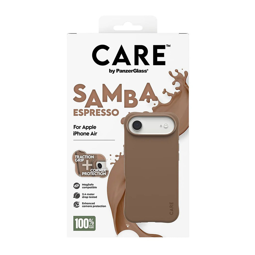 PanzerGlass® - CARE Fashionable Case w. MagSafe - iPhone 17 Air - Samba Espresso
