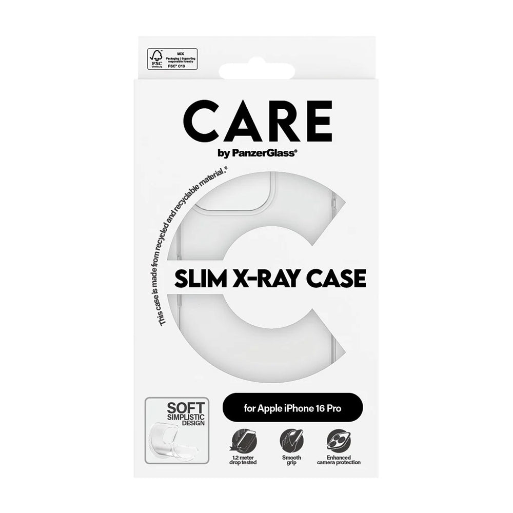 PanzerGlass® - CARE Fashionable Case - iPhone 16 Pro - Transparent