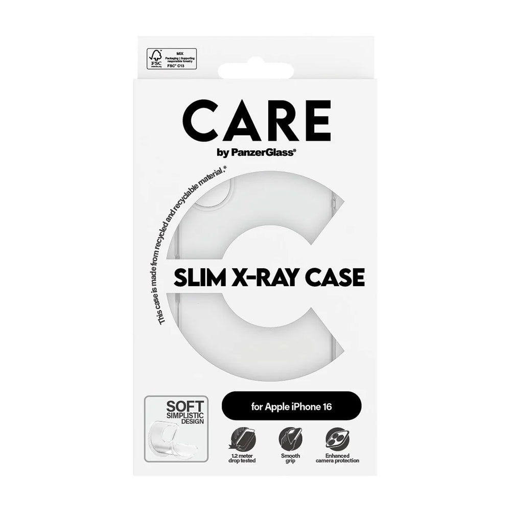 PanzerGlass® - CARE Fashionable Case - iPhone 16 - Transparent