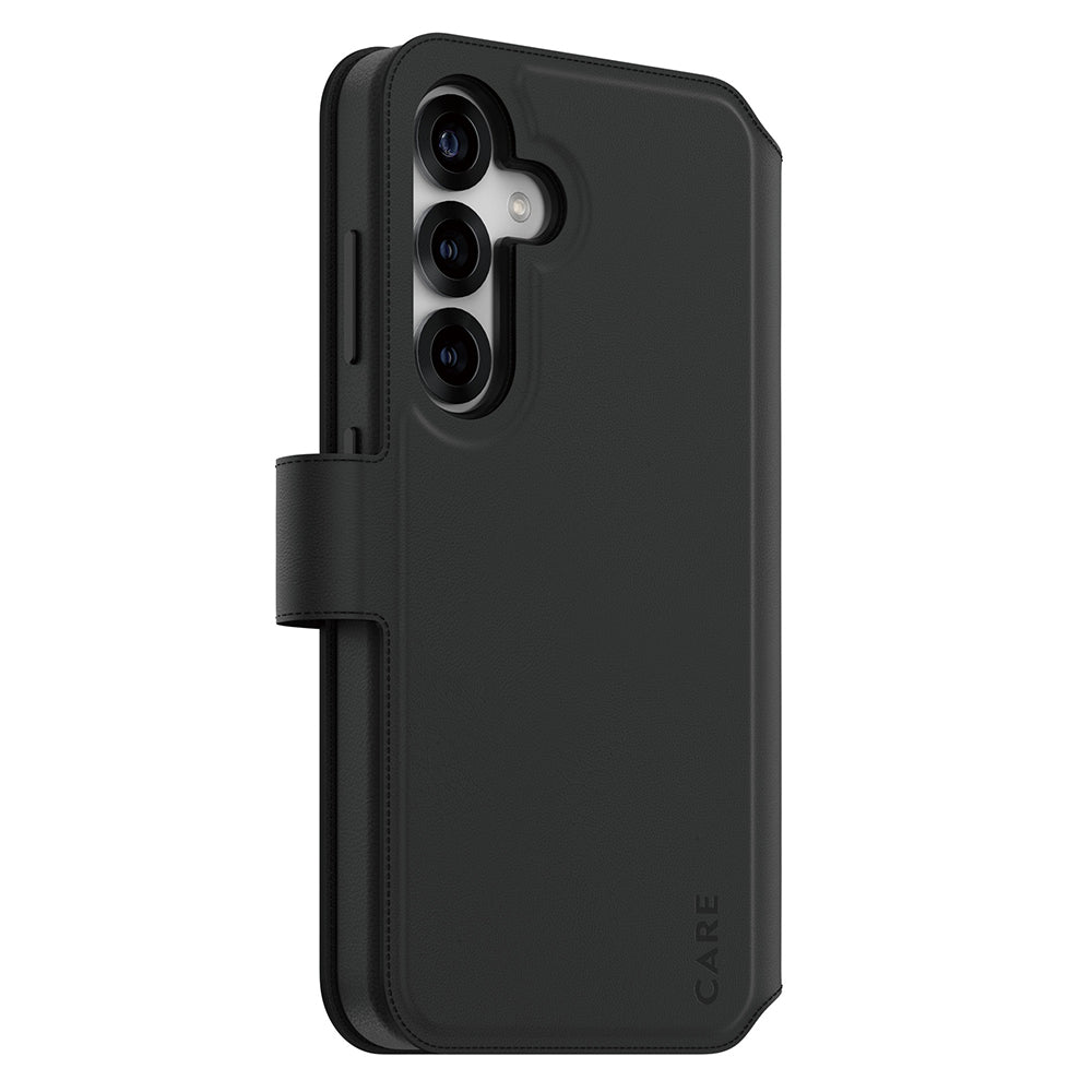 PanzerGlass® - CARE Feature Case Tango Two-in-One Wallet - Samsung Galaxy S25 - Black