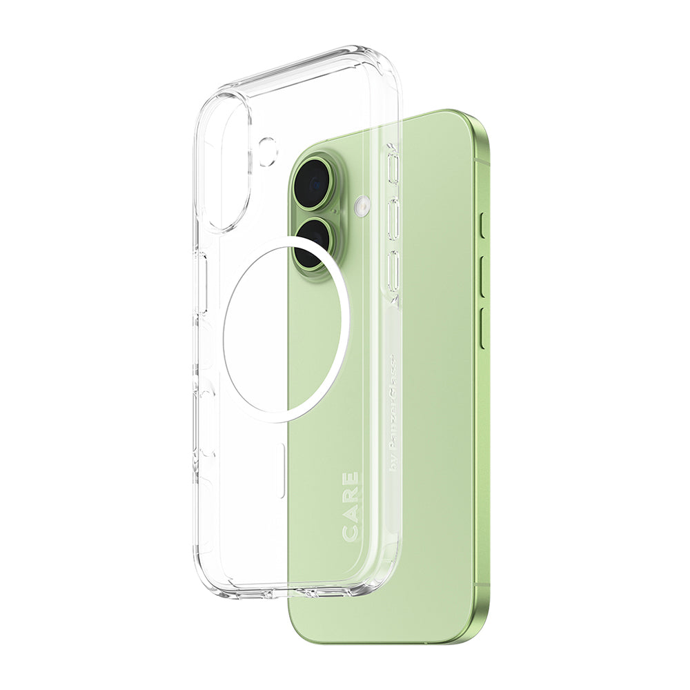 PanzerGlass® - CARE Flagship Urban Explorer White MagSafe - iPhone 17 - Clear