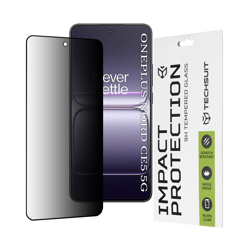 Techsuit - 111D Privacy Full Glue - OnePlus Nord CE5 - Black