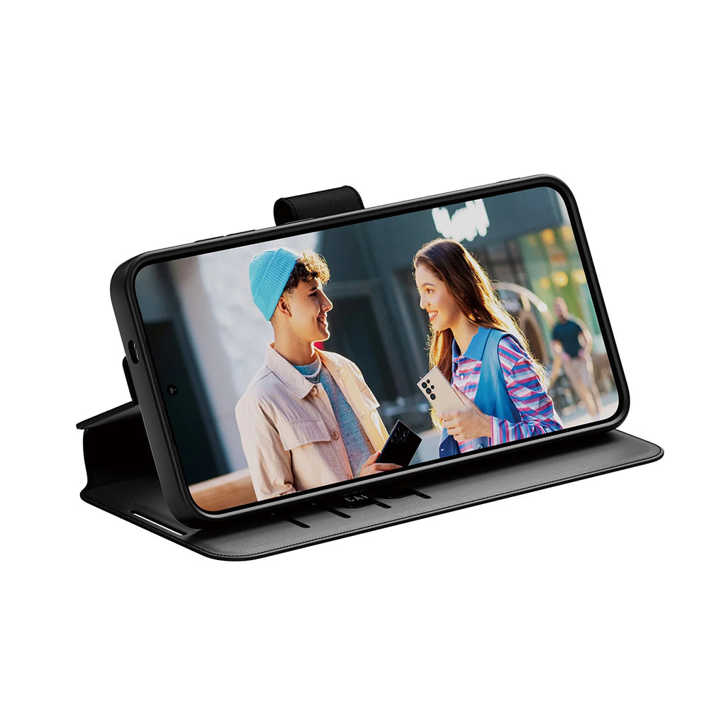 PanzerGlass® - CARE Feature Kickstand Wallet Case - Samsung Galaxy S25 Plus - Black