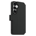PanzerGlass® - CARE Feature Kickstand Wallet Case - Samsung Galaxy S25 - Black