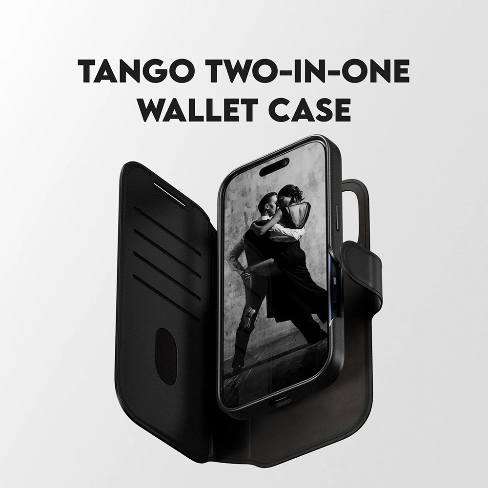 PanzerGlass® - CARE Feature MagSafe Case Tango Two-in-One Wallet - iPhone 17 Pro - Black