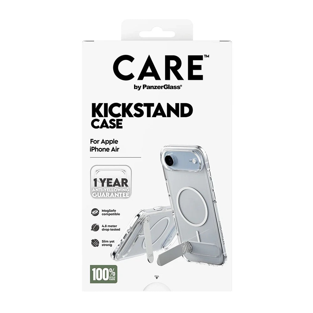 PanzerGlass® - CARE Feature Kickstand MagSafe - iPhone 17 Air - Clear