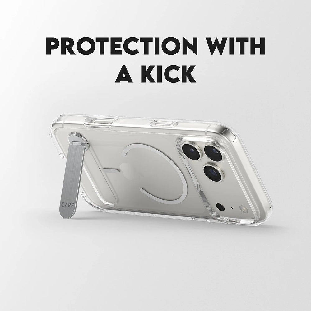 PanzerGlass® - CARE Feature Kickstand MagSafe - iPhone 17 Pro Max - Clear
