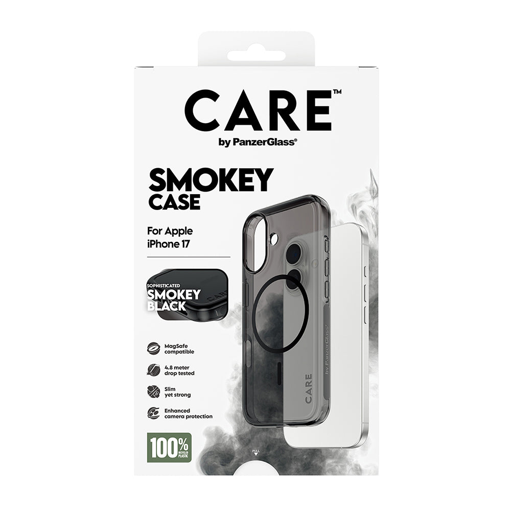 PanzerGlass® - CARE Flagship Urban Explorer Black MagSafe - iPhone 17 - Smokey
