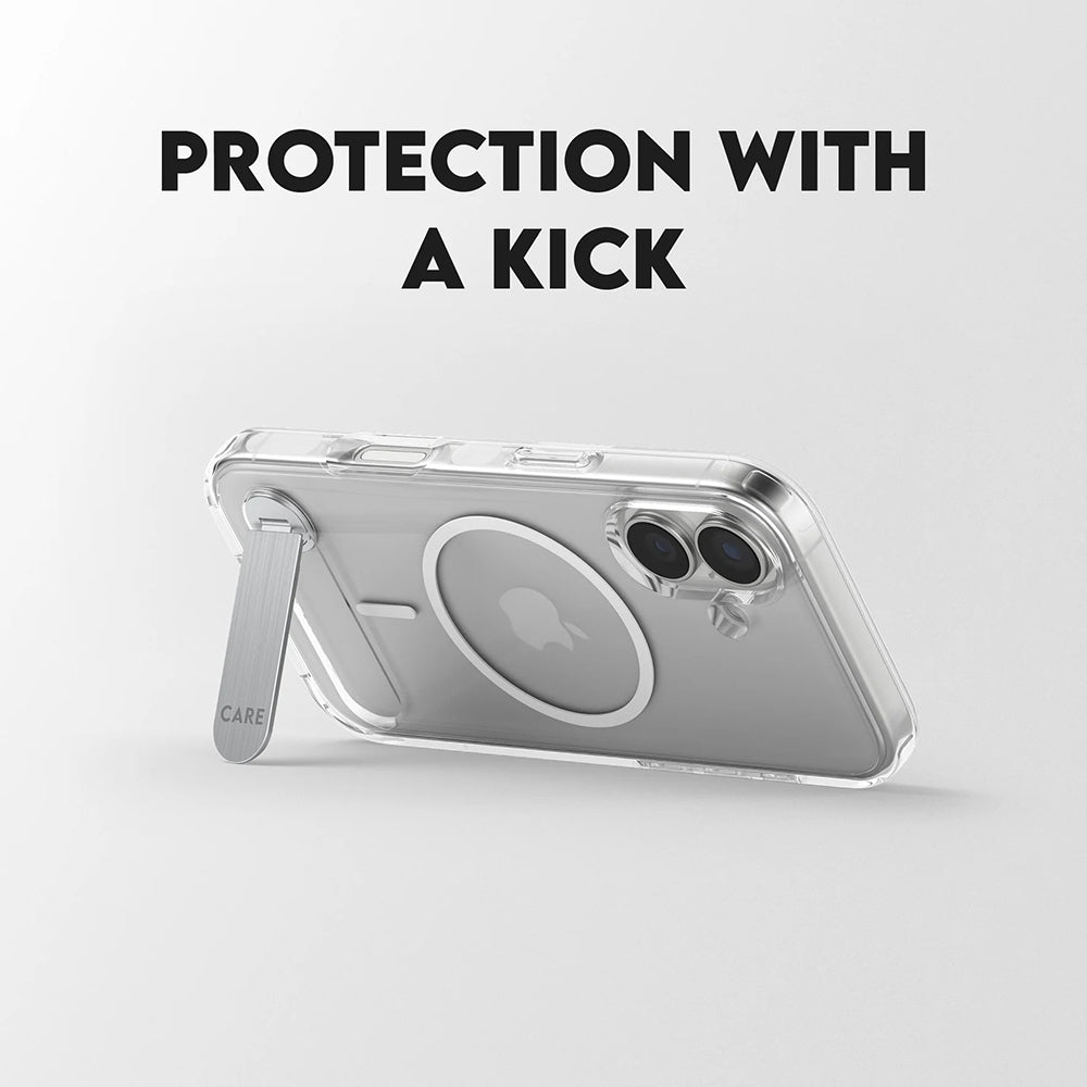 PanzerGlass® - CARE Feature Kickstand MagSafe - iPhone 17 - Clear