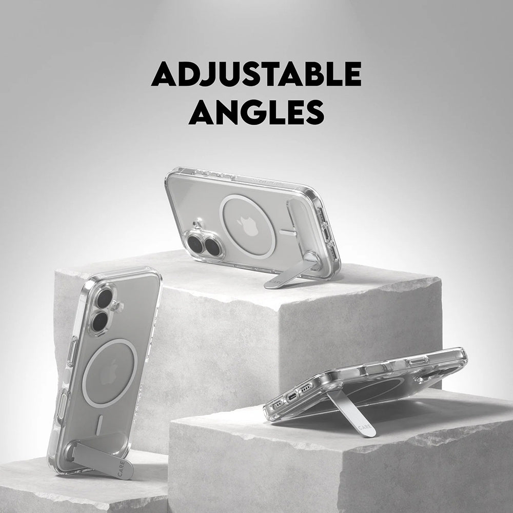 PanzerGlass® - CARE Feature Kickstand MagSafe - iPhone 17 - Clear