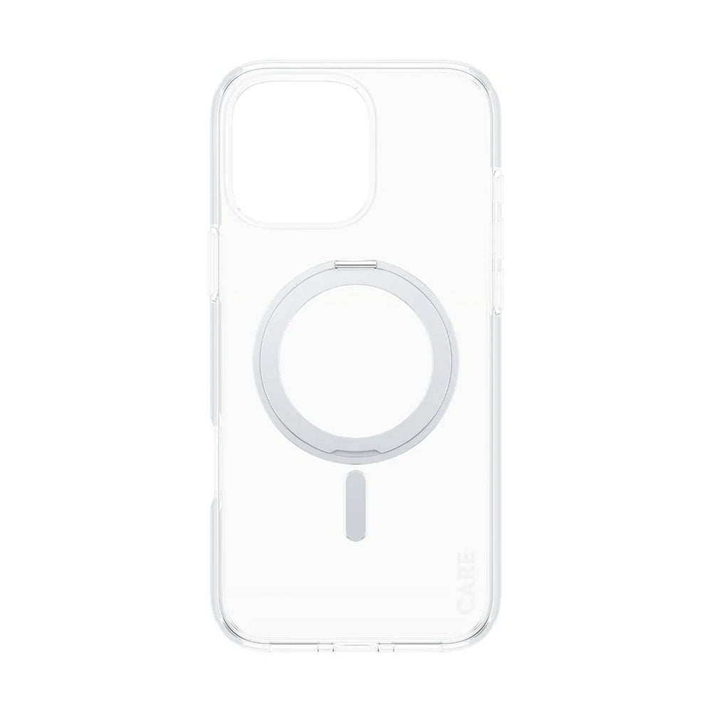 PanzerGlass® - CARE Feature Silver Kickstand & MagSafe - iPhone 16 Pro Max - Clear