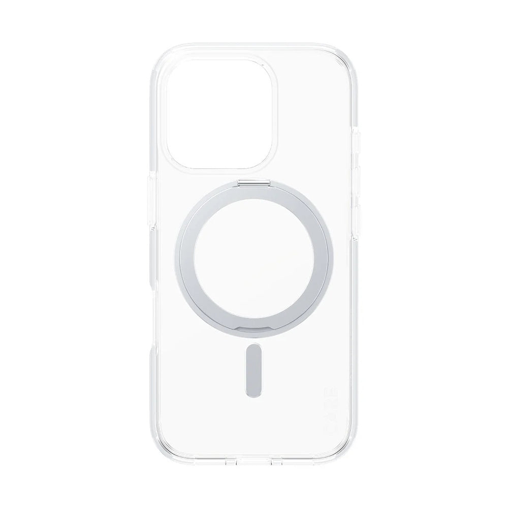 PanzerGlass® - CARE Feature Silver Kickstand & MagSafe - iPhone 16 Pro - Clear