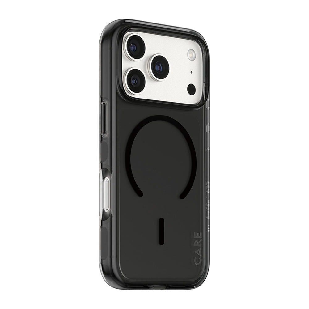 PanzerGlass® - CARE Flagship Urban Explorer Black MagSafe - iPhone 17 Pro - Smokey