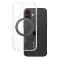 PanzerGlass® - CARE Feature Black Kickstand & MagSafe - iPhone 16 - Clear