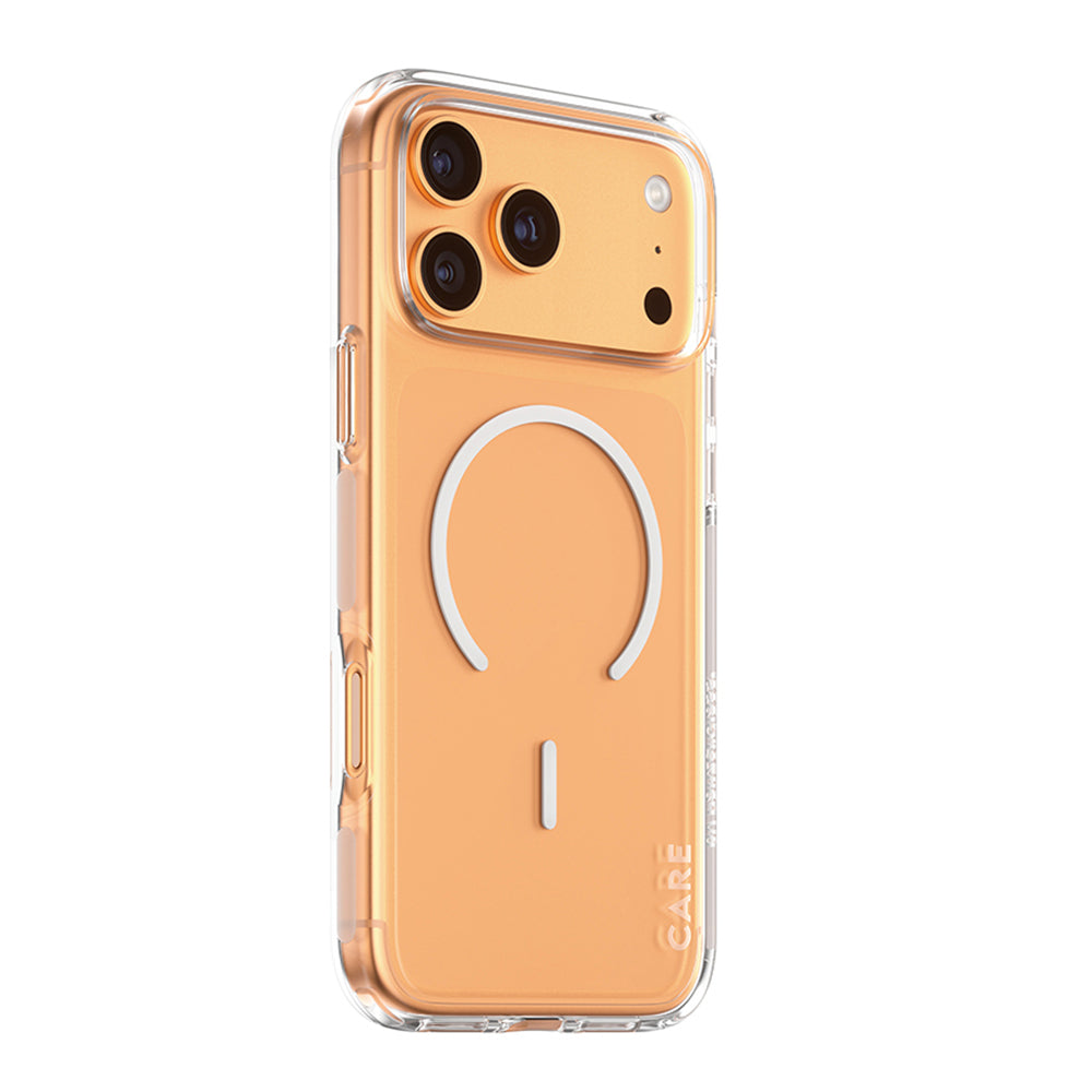 PanzerGlass® - CARE Flagship Urban Explorer White MagSafe - iPhone 17 Pro - Clear