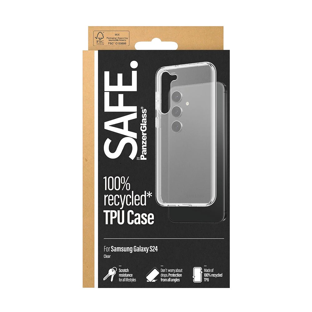 PanzerGlass® - SAFE. TPU Case Series - Samsung Galaxy S24 - Transparent
