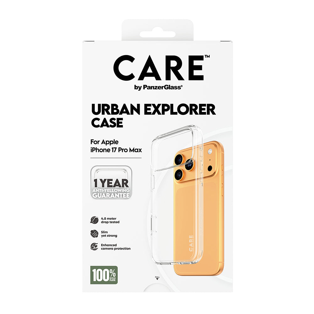 PanzerGlass® - CARE Flagship Urban Explorer - iPhone 17 Pro - Clear