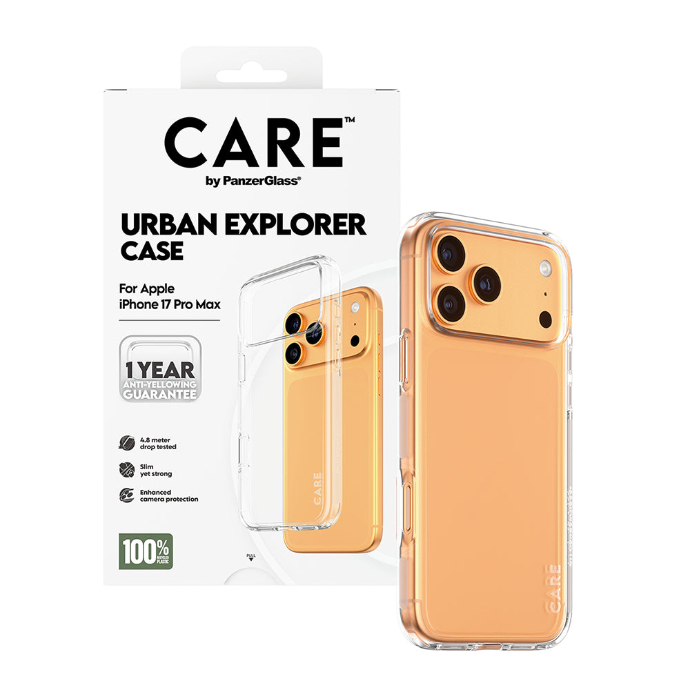 PanzerGlass® - CARE Flagship Urban Explorer - iPhone 17 Pro - Clear