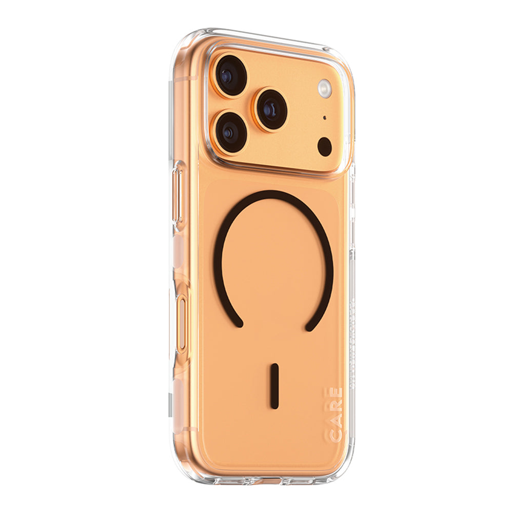 PanzerGlass® - CARE Flagship Urban Explorer Black MagSafe - iPhone 17 Pro - Clear