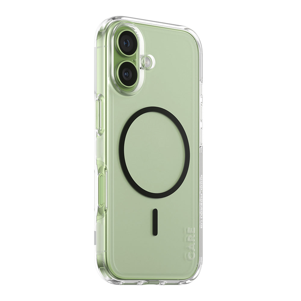 PanzerGlass® - CARE Flagship Urban Explorer Black MagSafe - iPhone 17 - Clear