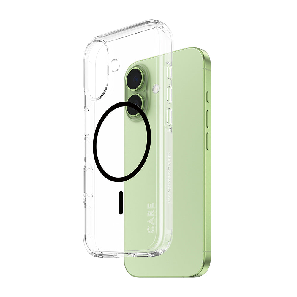 PanzerGlass® - CARE Flagship Urban Explorer Black MagSafe - iPhone 17 - Clear
