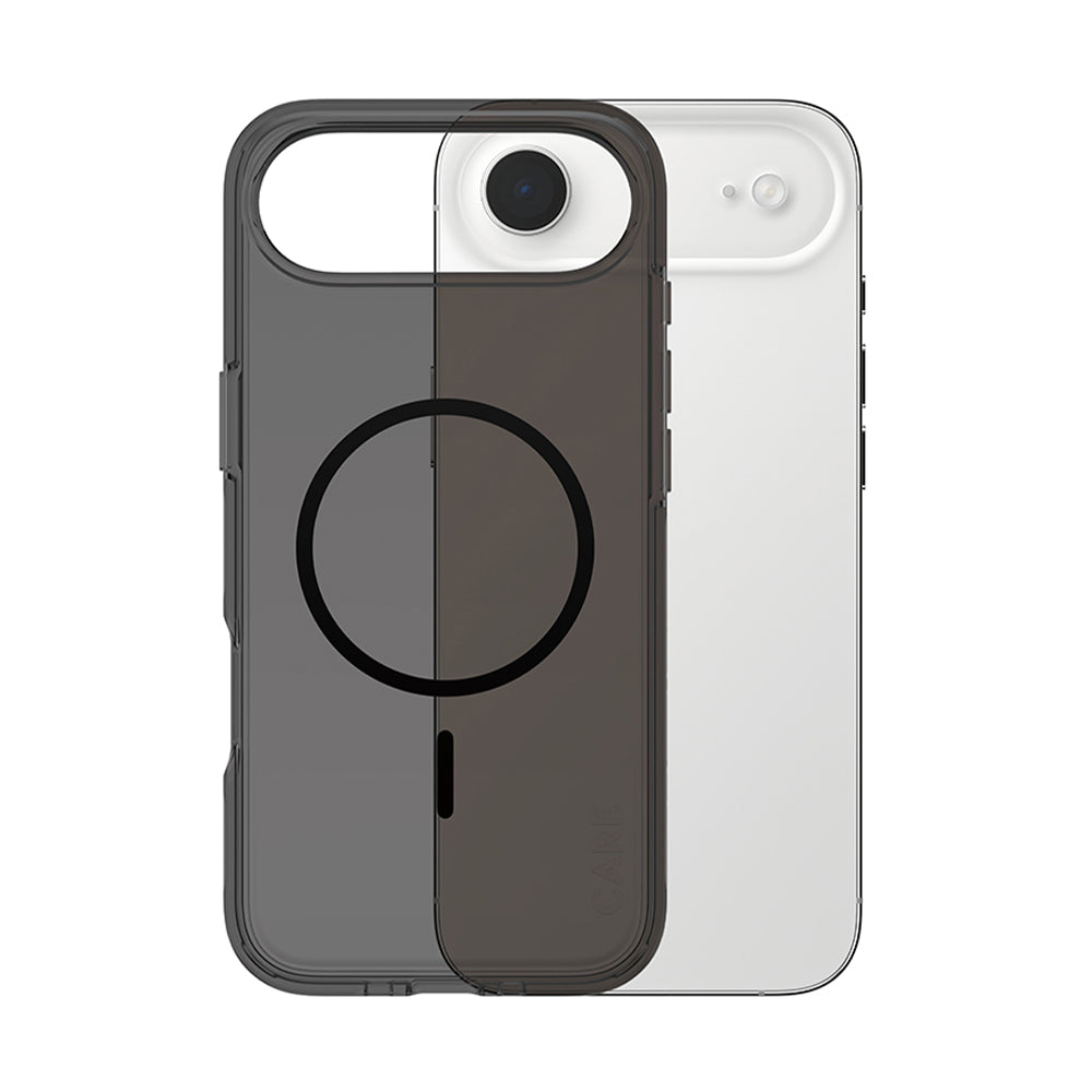 PanzerGlass® - CARE Flagship Urban Explorer Black MagSafe - iPhone 17 Air - Smokey