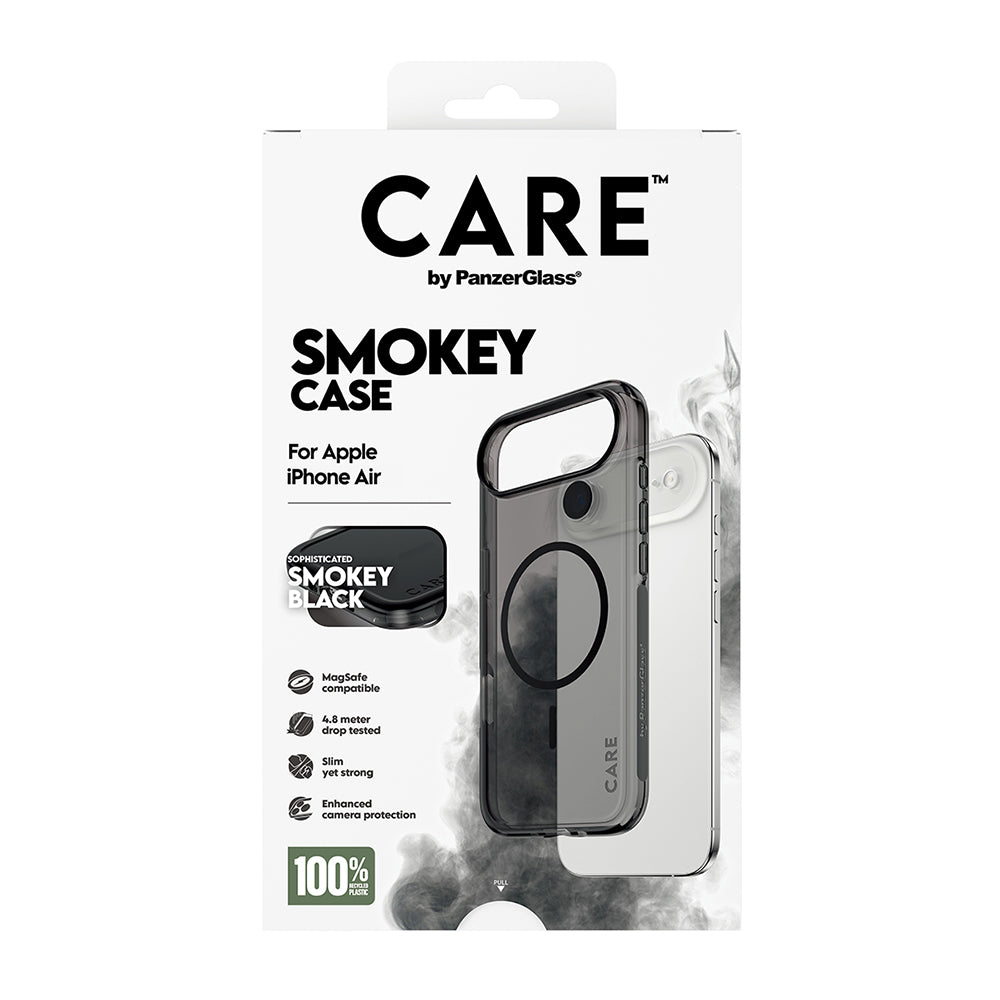 PanzerGlass® - CARE Flagship Urban Explorer Black MagSafe - iPhone 17 Air - Smokey